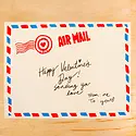 Gold Teeth Brooklyn - GTB GTBGCVD0037 - Valentine's Day Air Mail Envelope Card