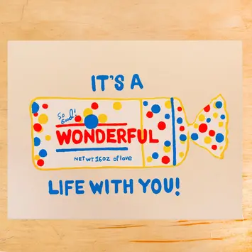 Gold Teeth Brooklyn - GTB GTBGCLO0034 - Wonderful Life Wonderbread Card