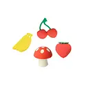 Meri Meri - MEM Meri Meri - Fruit Basket Classroom Valentine's Note Set with Erasers, Set of 12