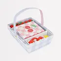 Meri Meri - MEM Meri Meri - Fruit Basket Classroom Valentine's Note Set with Erasers, Set of 12