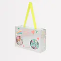Meri Meri - MEM Meri Meri - Boom Box Radio Classroom Valentine's Note Set with Erasers, Set of 12