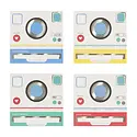 Meri Meri - MEM Meri Meri - Instant Camera Classroom Valentine's Note Set with Sticker, Set of 24