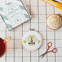 Cotton Clara - COCL COCL DIY - I heart Dogs Sweater Small Hoop Cross Stitch Kit