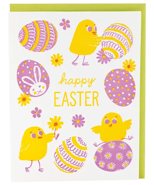 Smudge Ink - SI SIGCEA0005 - Egg Hunt Easter Card