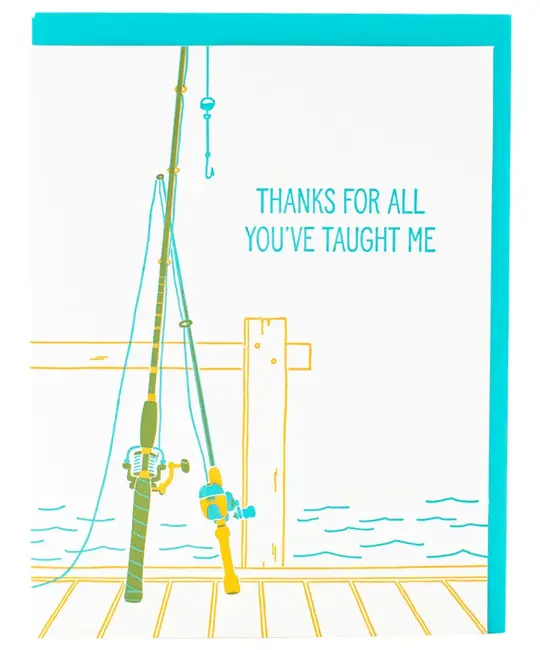 Smudge Ink - SI SIGCFD0017 - Fishing Poles Father's Day Card