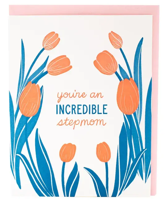 Smudge Ink - SI SIGCMD0035 - Incredible Stepmom Tulip Mother's Day card
