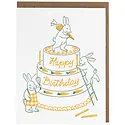 Smudge Ink - SI SIGCBI0057 - Bunny Bakers Birthday Card