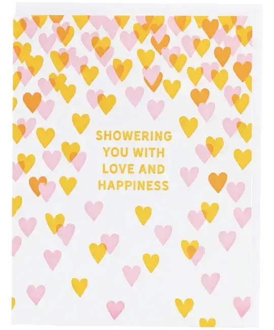 Smudge Ink - SI SIGCBS - Love & Happiness Baby or Wedding Shower Card