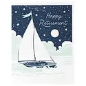 Smudge Ink - SI SIGCRE0001 - Nighttime Sailboat Retirement Card
