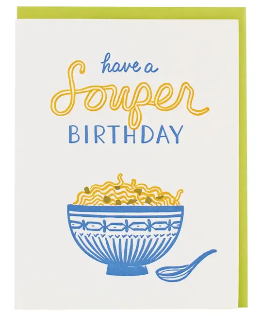 Smudge Ink - SI SIGCBI0059 - Souper Birthday Card