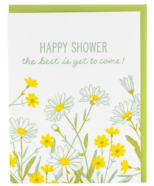 Smudge Ink - SI SIGCBS - Wild Daisies Baby or Wedding Shower