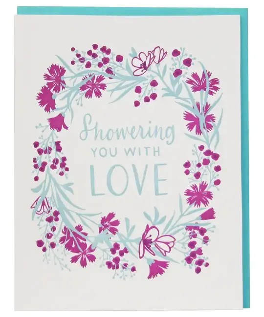 Smudge Ink - SI SIGCBS0003 - Wildflower Wreath Bridal Shower