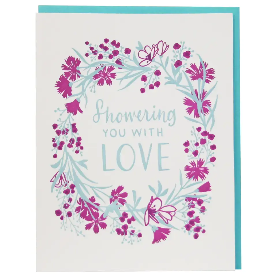 Smudge Ink - SI SIGCBS0003 - Wildflower Wreath Bridal Shower