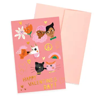 Carolyn Suzuki - CSU CSU NSVD - Kiss Faces Flat Boxed Note Set