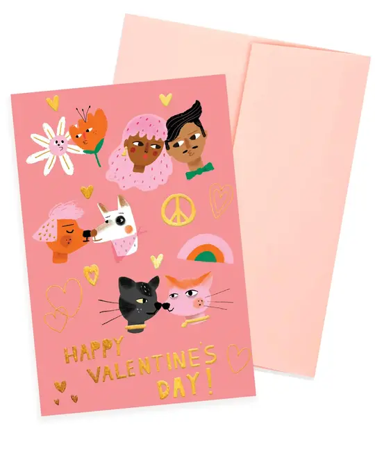Carolyn Suzuki - CSU CSU NSVD - Kiss Faces Flat Boxed Note Set