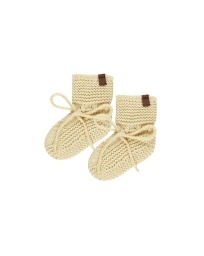 Quincy Mae - QM QM BKAC - Knit Booties || Yellow