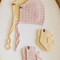 Quincy Mae - QM QM BKAC - Knit Booties || Yellow