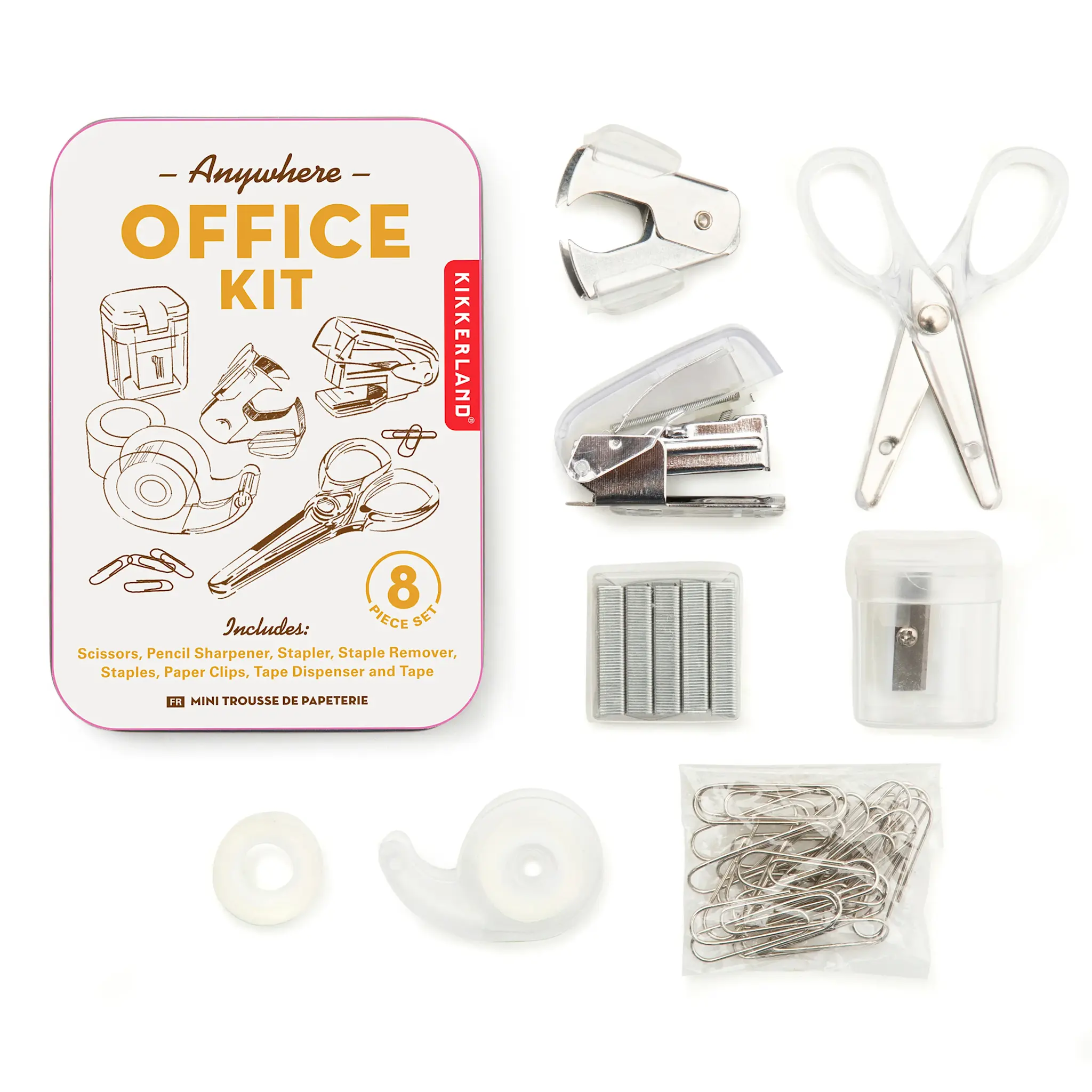 Kikkerland KI OS - Anywhere Office Kit Set
