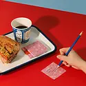 Mel Andrel - MA MA OS - Deli Meat Slice Sticky Notes