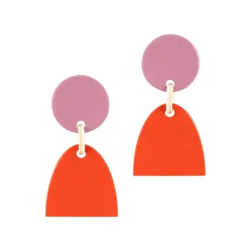 Sunshine Tienda - ST ST JEEA - Flora Arch Dangle Earrings