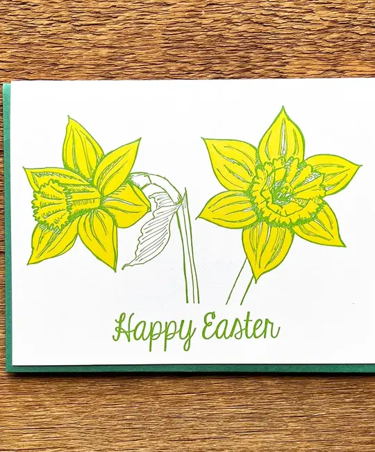 Noteworthy Paper and Press - NPP NPPGCEA0002 - Daffodils Easter Card