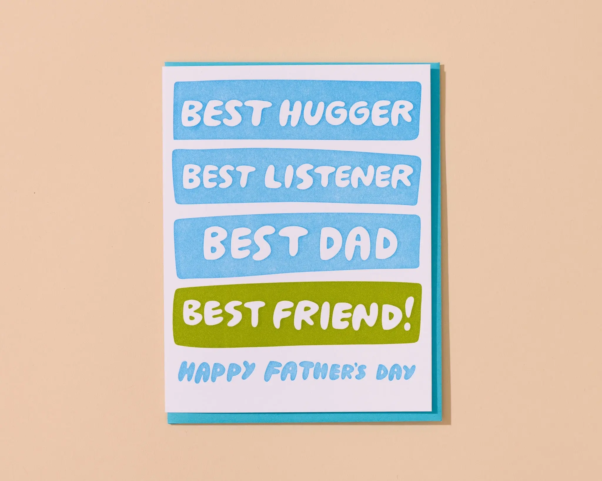 and Here We Are - AHW AHWGCFD0006 - Best Hugger/Listener/Dad/Friend Father's Day Card