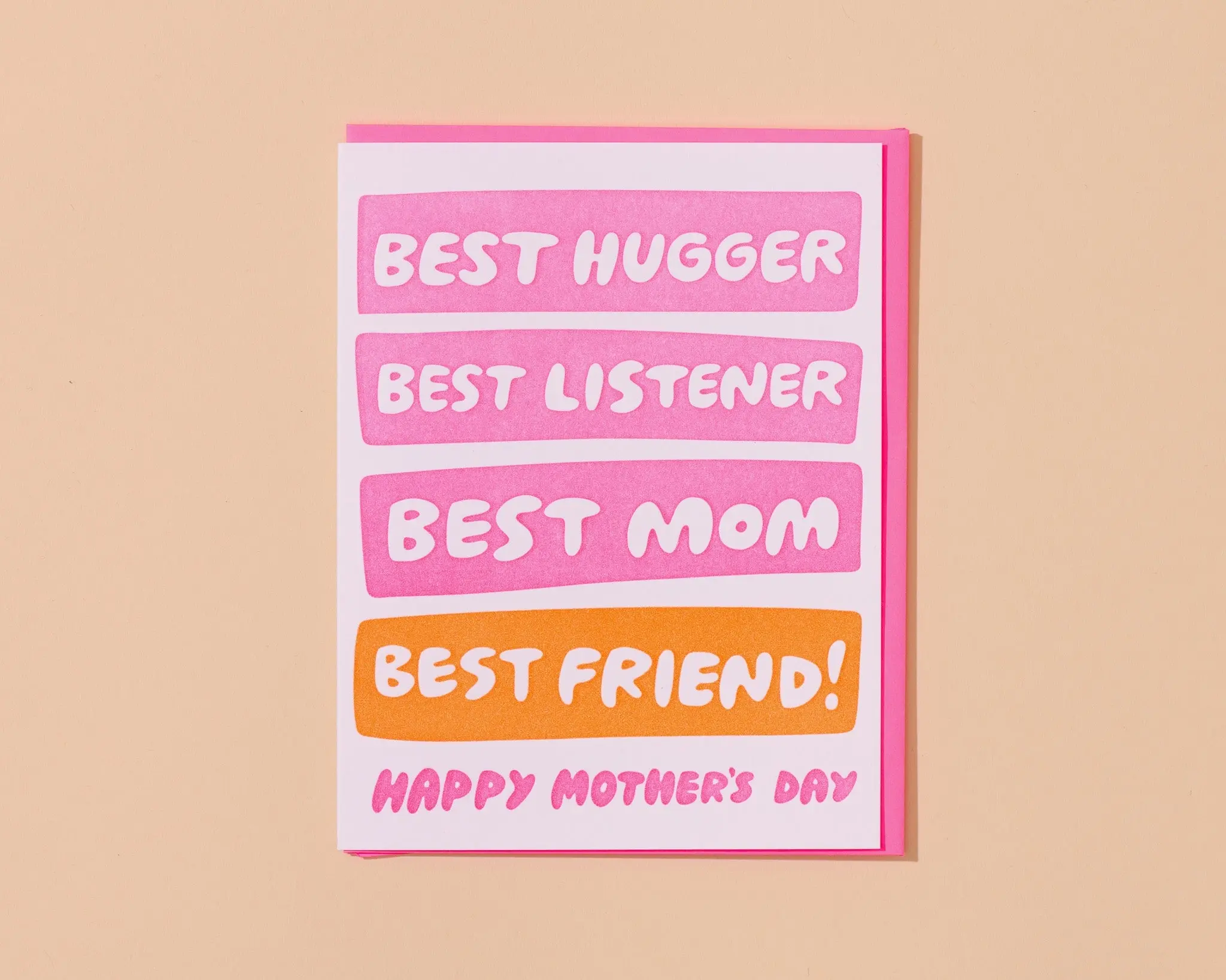 and Here We Are - AHW AHWGCMD0013 - Best Hugger/Listener/Mom/Friend Mother's Day Card