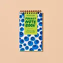 and Here We Are - AHW AHW NBPO - Blueberries Top Spiral Pocket Notebook, Lined