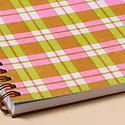 and Here We Are - AHW AHW NBLI - Gingham Picnic Spiral Notebook, lined