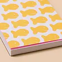 and Here We Are - AHW AHW NBPO - Goldfish Crackers Top Spiral Pocket Notebook, Lined