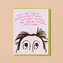 and Here We Are - AHW AHWGCBA0012 - Postpartum Hair Card