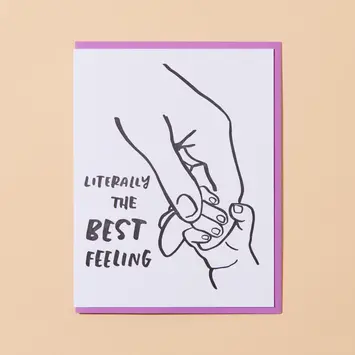 and Here We Are - AHW AHWGCBA0001 - Tiny Hand Card