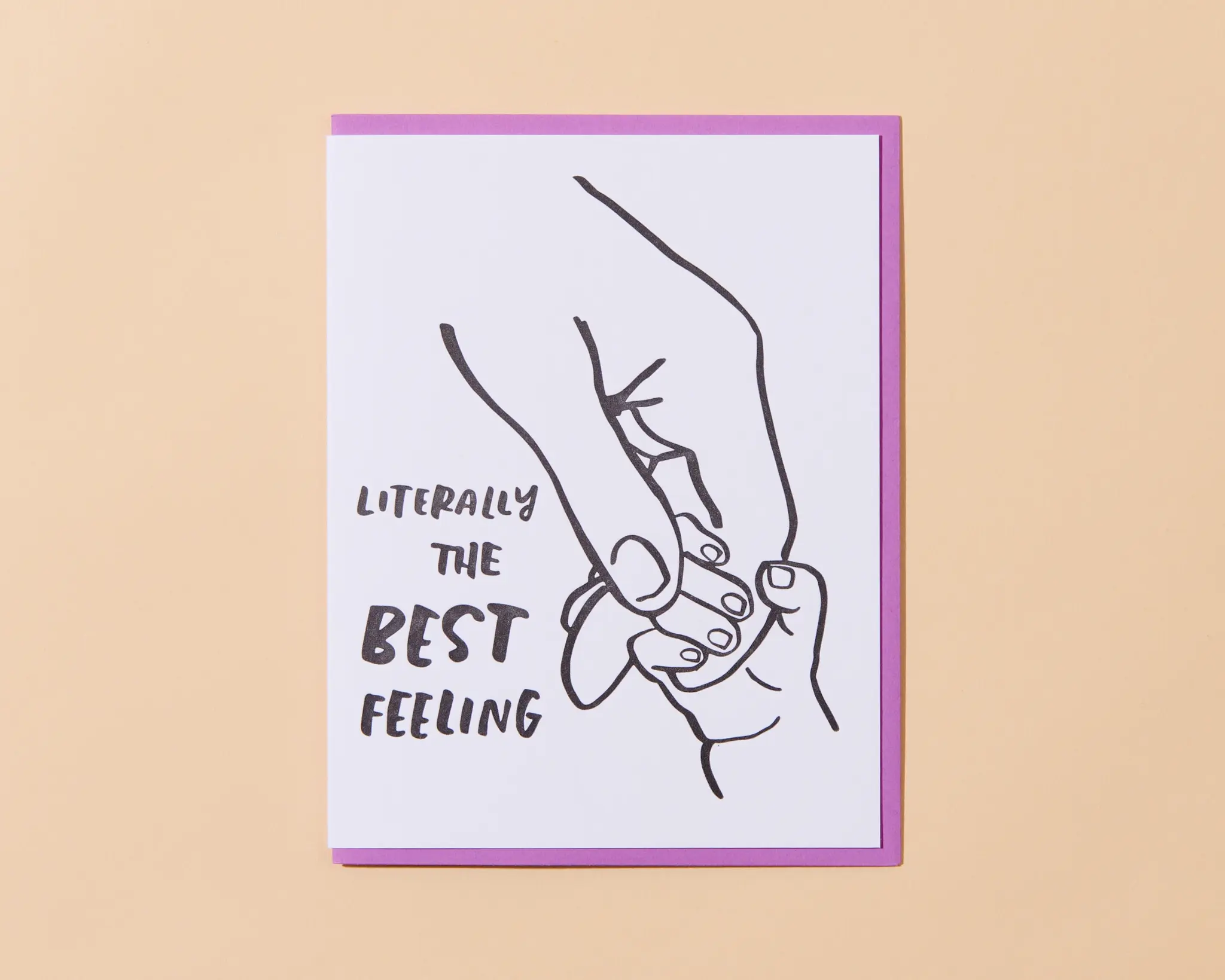 and Here We Are - AHW AHWGCBA0001 - Tiny Hand Card
