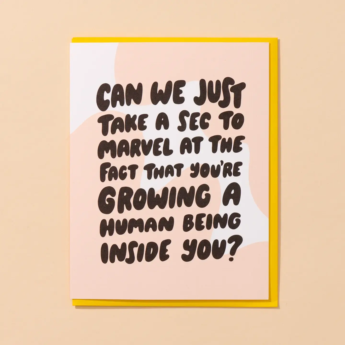 and Here We Are - AHW AHWGCBA0008 - Marvel Growing a Human Pregnancy Baby Card