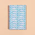 and Here We Are - AHW AHW NBLI - Sardines Spiral Notebook, lined