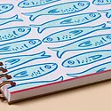 and Here We Are - AHW AHW NBLI - Sardines Spiral Notebook, lined