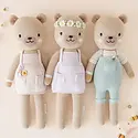 Cuddle + Kind - CAK CAK BATO - Charlie the Honey Bear 13"  Knit Doll