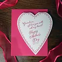 A. Favorite - AF AFGCMD0001 - Grandma Heart Mother's Day Card