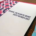 A. Favorite - AF AFGCMD0010 - Granny Square Grandma Mother's Day Card