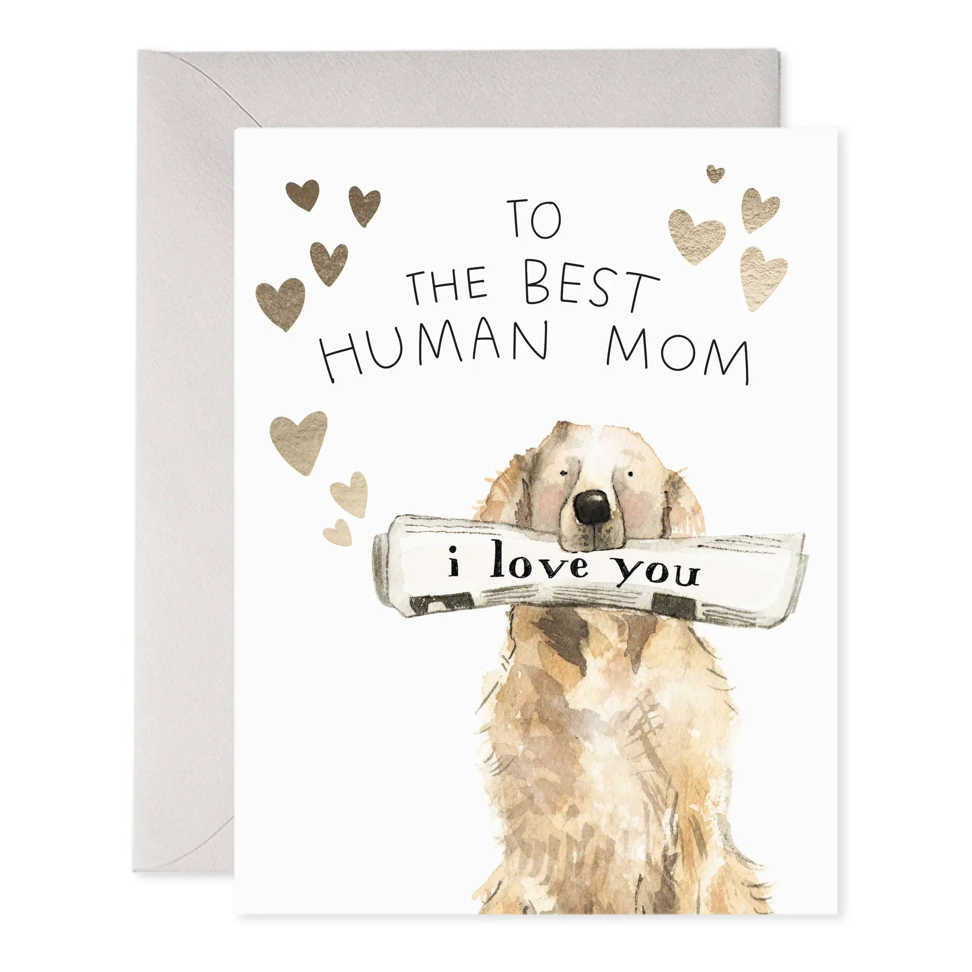 E. Frances Paper Studio - EF EFGCMD0033 - Best Human Mom Dog Mom Mother's Day Card