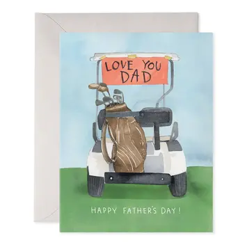 E. Frances Paper Studio - EF EFGCFD0016 - Golf Cart Father's Day Card
