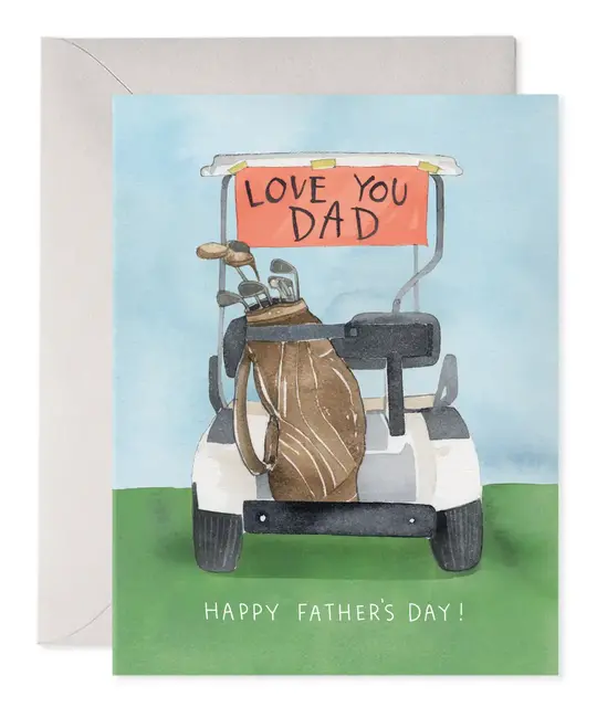 E. Frances Paper Studio - EF EFGCFD0016 - Golf Cart Father's Day Card