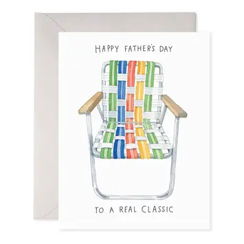 E. Frances Paper Studio - EF EFGCFD0017 - Lawn Chair Real Classic Father's Day Card