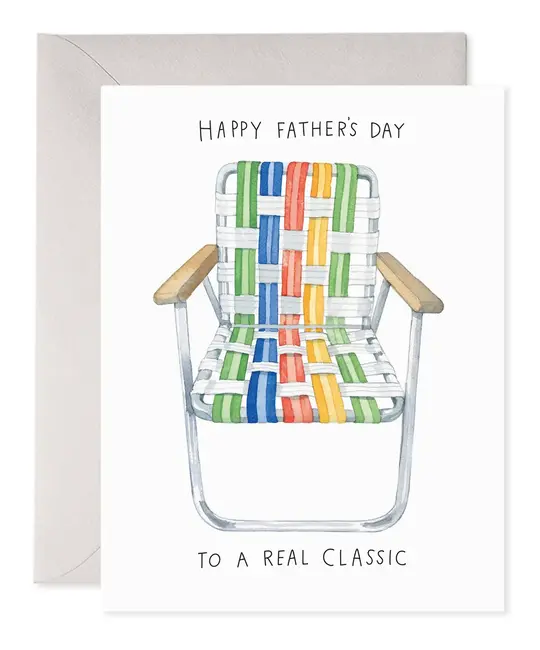 E. Frances Paper Studio - EF EFGCFD0017 - Lawn Chair Real Classic Father's Day Card
