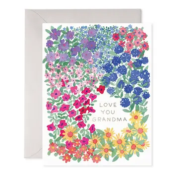 E. Frances Paper Studio - EF EFGCMD0035 - Love You Grandma Flower Frame Mother's Day Card