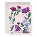 E. Frances Paper Studio - EF EFGCMD0036 - Purple Floral Mother's Day Card