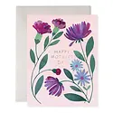 E. Frances Paper Studio - EF EFGCMD0036 - Purple Floral Mother's Day Card