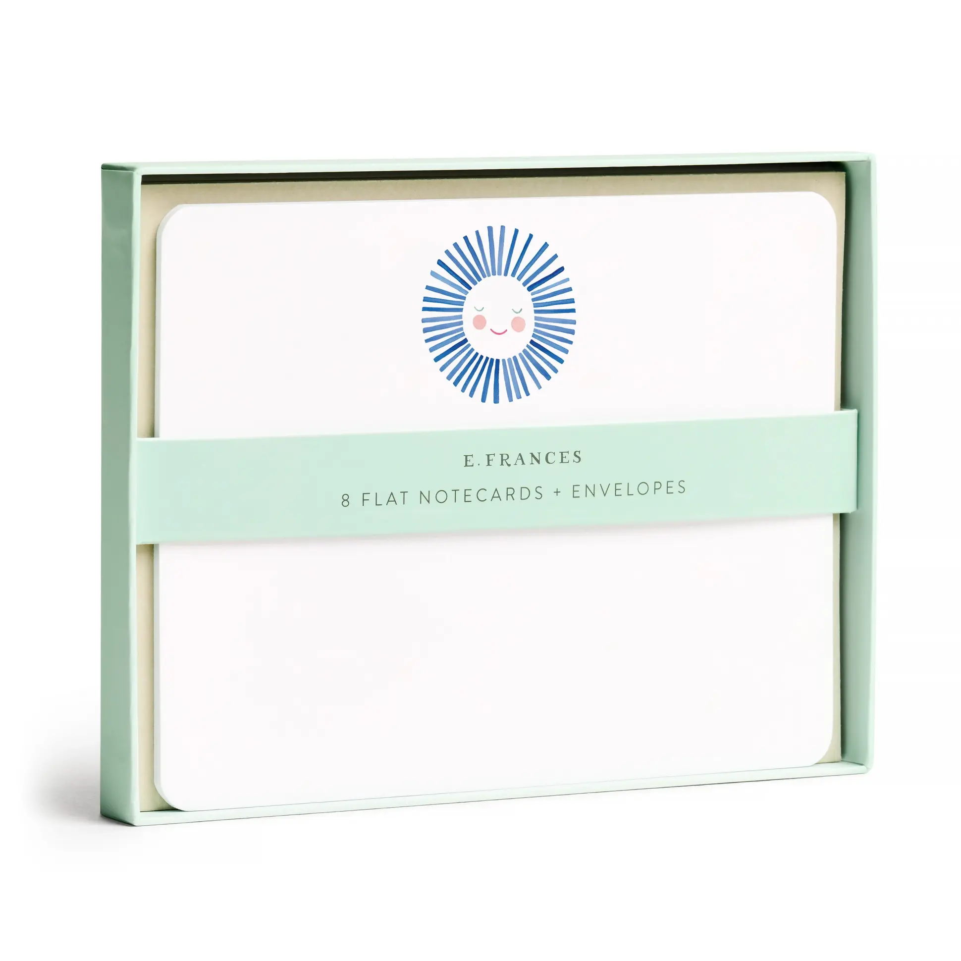 E. Frances Paper Studio - EF EF NSBL - Blue Sunshine Flat Notes Boxed, Set of 8