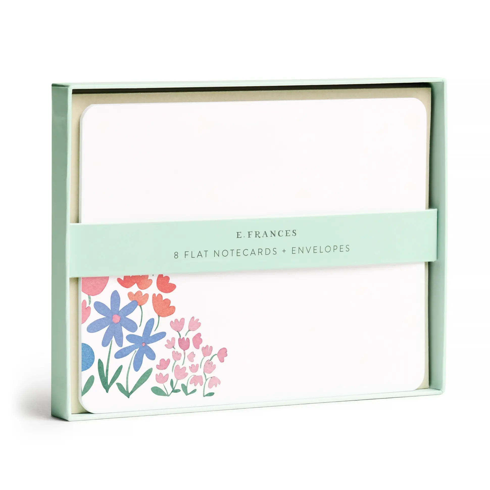 E. Frances Paper Studio - EF EF NSBL - Flower Patch Flat Notes Boxed, Set of 8