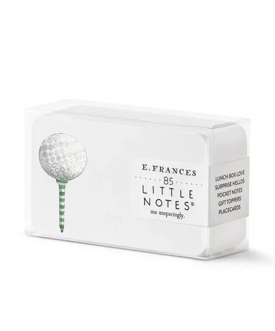 E. Frances Paper Studio - EF EF ECBS - Golf Tee Little Notes, set of 85